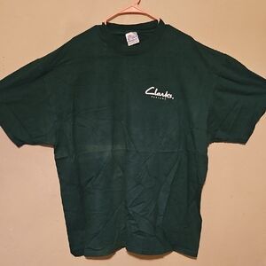 Clarks Sinature Green Short-Sleeve Logo Tee